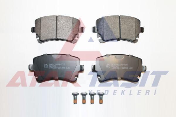 AP 05P1398 Brake Pad Rear Audi A8 3.0 TDI 2003-2010 / A8 4.2 V8 TDI 2003-2010 / A8 3.0 V6 TDI 2003-2010 / A4 3.0 — Brake Pads