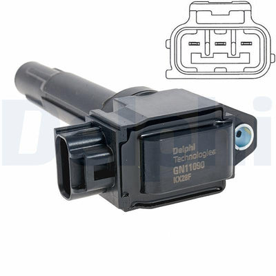 Delphi GN11090-12B1 Suzuki Vitara / Swift VI 1.0-1.2 2017-> Ignition Coil — Coils & Plugs