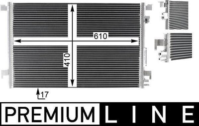 MAHLE AC294000P - Car AC Condenser — Condensers & Evaporators