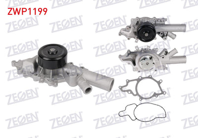 Zegen ZWP1199 Water Pump Mercedes C Series (W203) C 220 CDI (611.962) 2000-2006 / C 200 CDI (611.96 — Water Pump & Thermostat