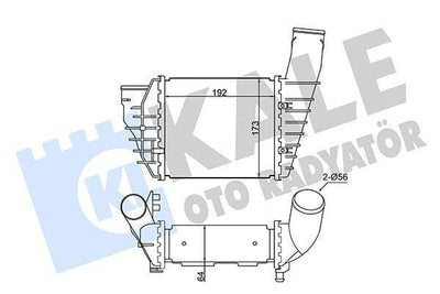 Kale Turbo Radiator 344725 - Fits Passat 2.5 TDI (98-05), Audi A4 (97-01), Superb (01-03) — Radiators & Fans