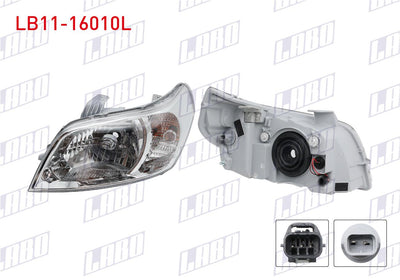 LABO LB11-16010L Headlight Left Chevrolet Aveo (T200, T255) 2008 — Headlights