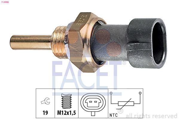Facet 7.3098 Temperature Switch Opel Astra G /Vectra C Z22se /Chev.Aveo /Kalos — Temperature Sensors & Switches