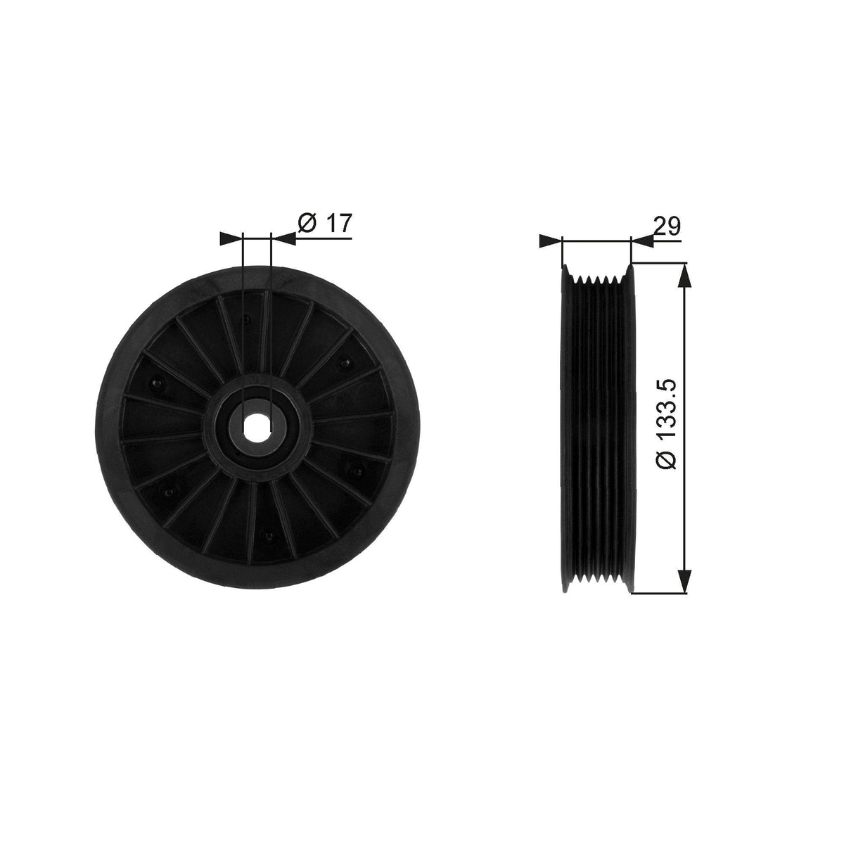 Gates T38034 V-Belt Tensioner — Pulleys & Tensioners