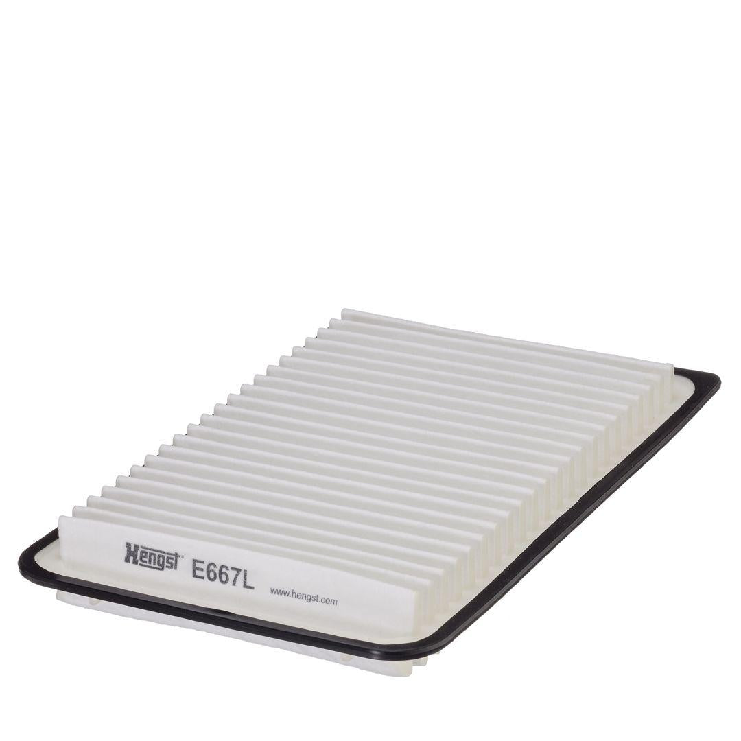 Hengst E667L Air Filter Mazda 3 (Bk, Bl): Mazda 2 (De) 1.3 / 1.5 08-14 1.6 03-13 — Air & Cabin Filters