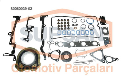 Supsan S0080039.02 Set Gasket Skt with Seal (Ford: Transit 2.4 TDCi V184 01-V347 06 -) Boxer Jumper Ducato — Gaskets & Seals