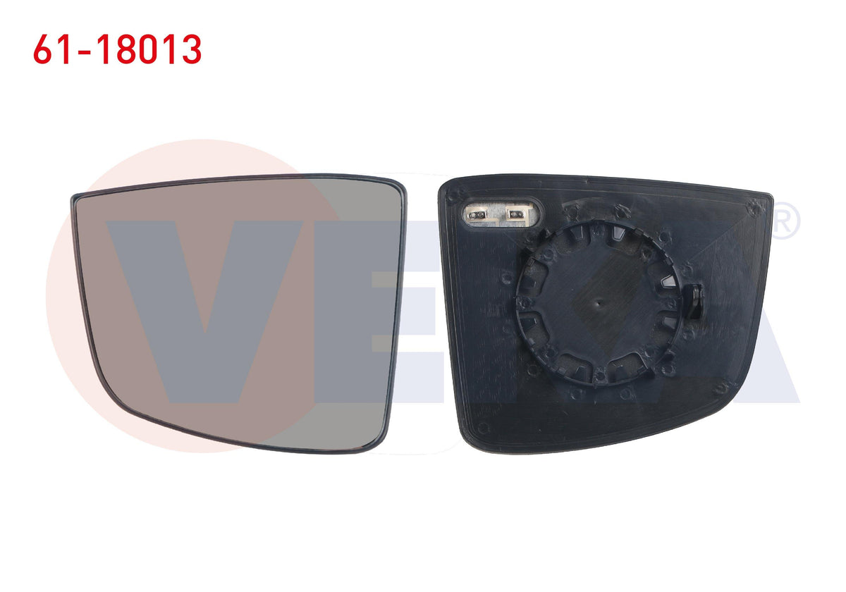 Veka 61-18013 Mirror Glass Left Heated Fiat Doblo 2010-/ Opel Combo 2012 — Mirrors
