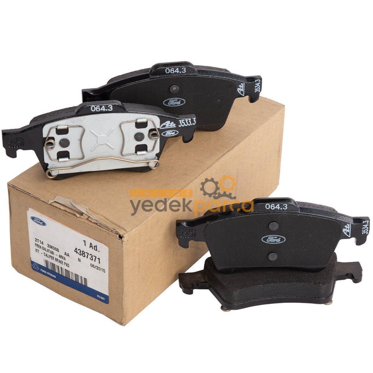 Ford Otosan 2T142M008A1A - Connect ABS Brake Pads for 2003-2013 Models