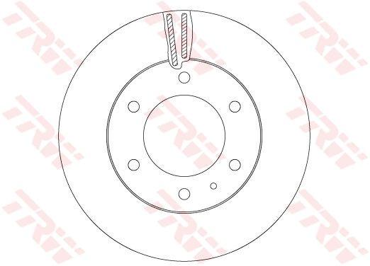 TRW DF6812S Front Brake Disc Ford Ranger TKE/BM 2.0-3.2 TDCi Mazda BT-50 2.2 302 mm Set of 2