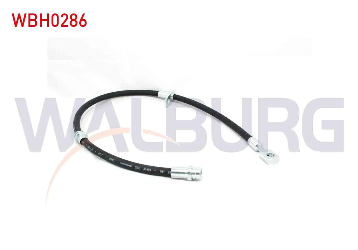 WALBURG WBH0286 Brake Hose Front Left-Right 740mm Mitsubishi L 200 Triton (Ka_T, Kb_T) 2010-2015 | Set of 2