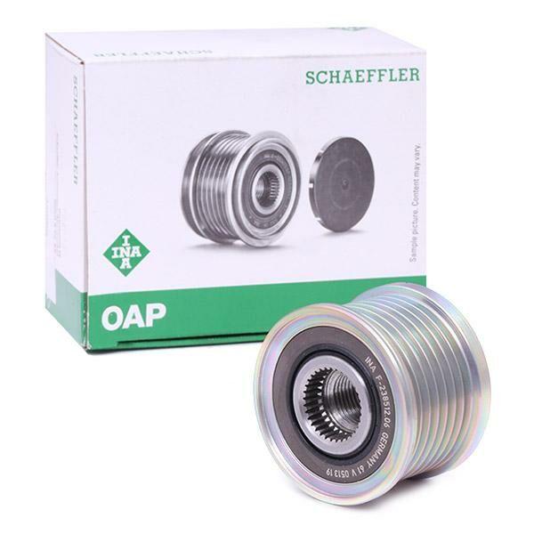INA Alternator Pulley for Nissan QashQai 2014- 1.6 dCi R9M - 7 Channel — Starting & Charging