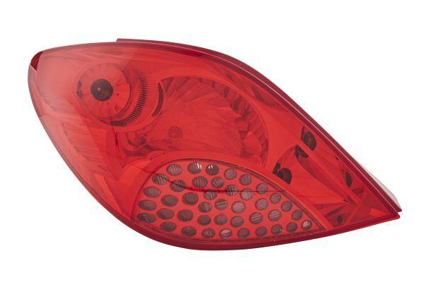 Hella 2VP354038-011 Rear Tail Lamp Left with Socket Peugeot 207 2006- — Tail, Signal & Reflectors