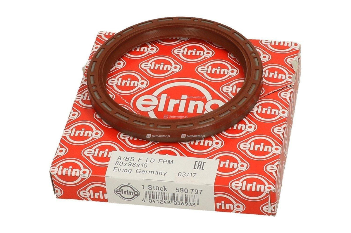 Elring Rear Crank Seal 590.797 - Compatible with Opel Astra J 1.4 Turbo — Gaskets & Seals