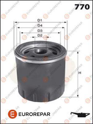 Eurorepar E149130 Oil Filter Partner Marea Palio Brava Bravo Stilo Alfa 145 146 147 156 1.9 01- — Oil Filters