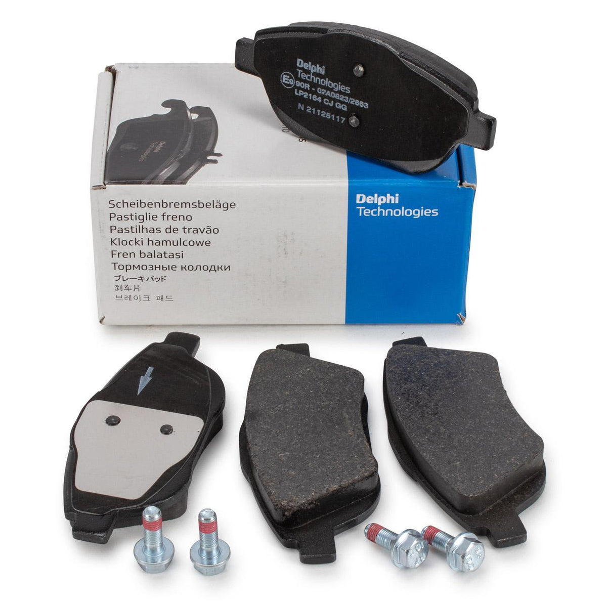Delphi Front Brake Pad Set for Peugeot 2008 P24E - Quality German Engineering — Brake Pads
