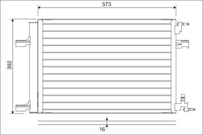 Valeo 814201 A/C Condenser Opel Astra J Cruze 1.3 CDTi 1.4 1.6 1.7 CDTi — Condensers & Evaporators