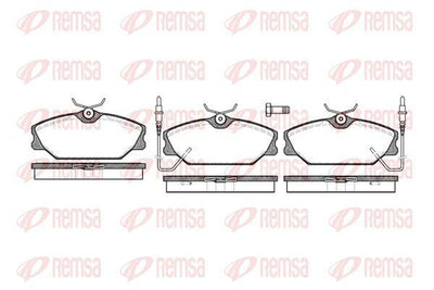 REMSA 0208.02 Brake Pad — Brake Pads