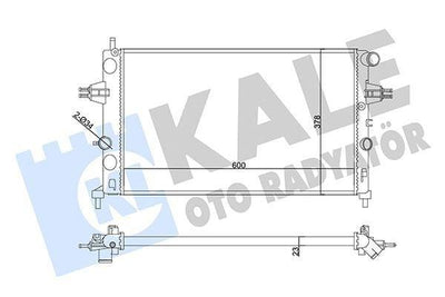 KALE 356965 Radiator 99 > Astra.G - Durable Aluminum Cooling & Repair Shops — Radiators & Fans