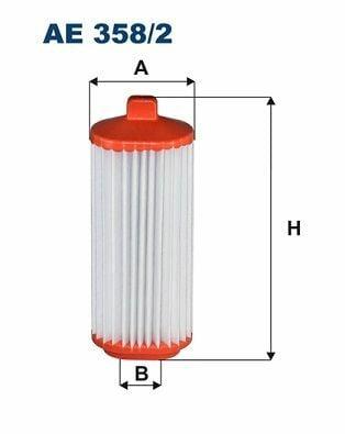 FILTRON AE358-2 Air Filter - 16-HI. i10 Oval — Air & Cabin Filters