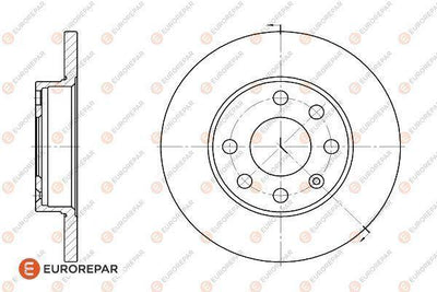 Eurorepar 1618866980 Disc Mirror Front Vectra A Astra F Corsa B 1.2-1.4-1.6-1.8 8V 89-01 — Mirrors
