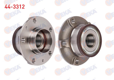 Veka 44-3312 Wheel Hub Left-Right Rear with Bearing Peugeot 508 1.6 E-HDi 5 Lug ABS Okuyuculu 2010 — Hub Assemblies
