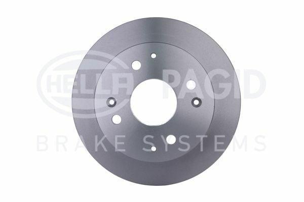 HELLA Pagid Brake Disc 8DD355112-011 - 260mm for Honda Accord 1998-2002 — Brake Rotors & Drums
