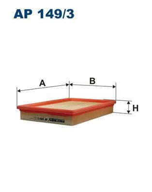 Filtron AP149-3 Air Filter Golf IV 1.6 16V Bora Polo Leon — Air & Cabin Filters