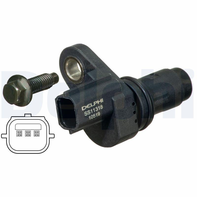 Delphi SS11318 Crankshaft Shaft Sensor (Opel: Insignia) — Pistons & Rotating