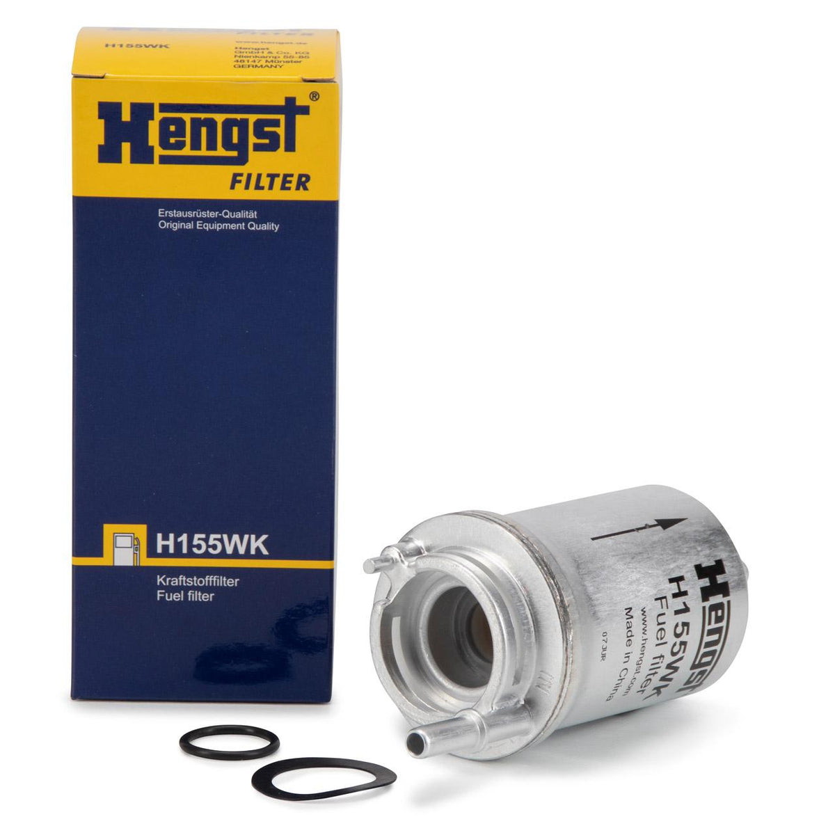 Hengst H155WK Fuel Filter VW Polo 1.4 16V 02- — Fuel Delivery