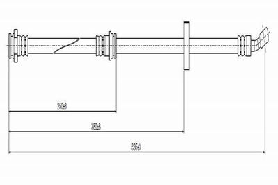 CAVO Brake Hose - Reliable Brake Solution for 89-93 Suzuki Vitara — Brake Hydraulics