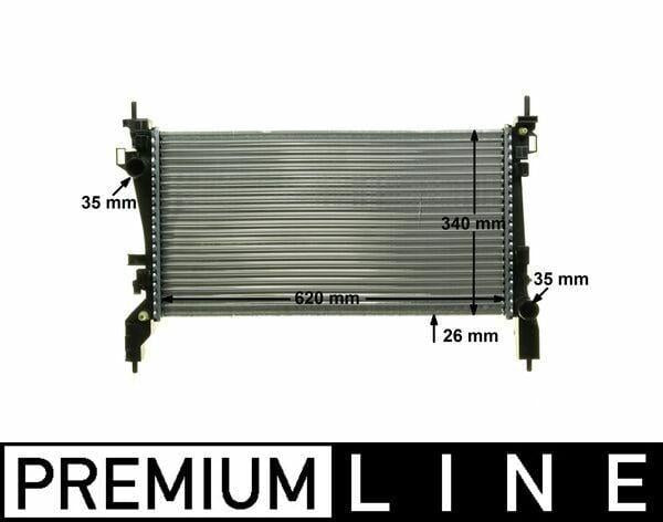 MAHLE CR1130000P Radiator - Bipper & Nemo 1.4Hdi AC — Radiators & Fans