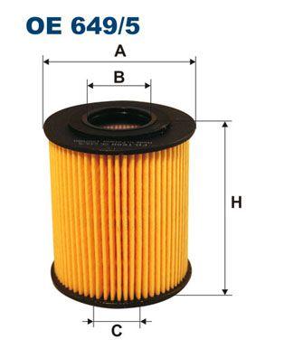Filtron OE649-5 Oil Filter BMW E38/E39/E46/X5 E53 Range Rover III 3.0D M57 — Oil Filters