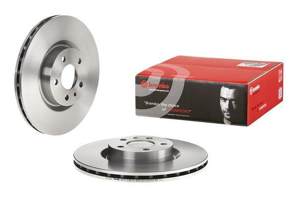 Brembo 09.9624.24 Brake Disc Front 284.5mm Coated Fiat Doblo 1.4 1.3 1.6 JTD Alfa Romeo 156 10- — Brake Rotors & Drums