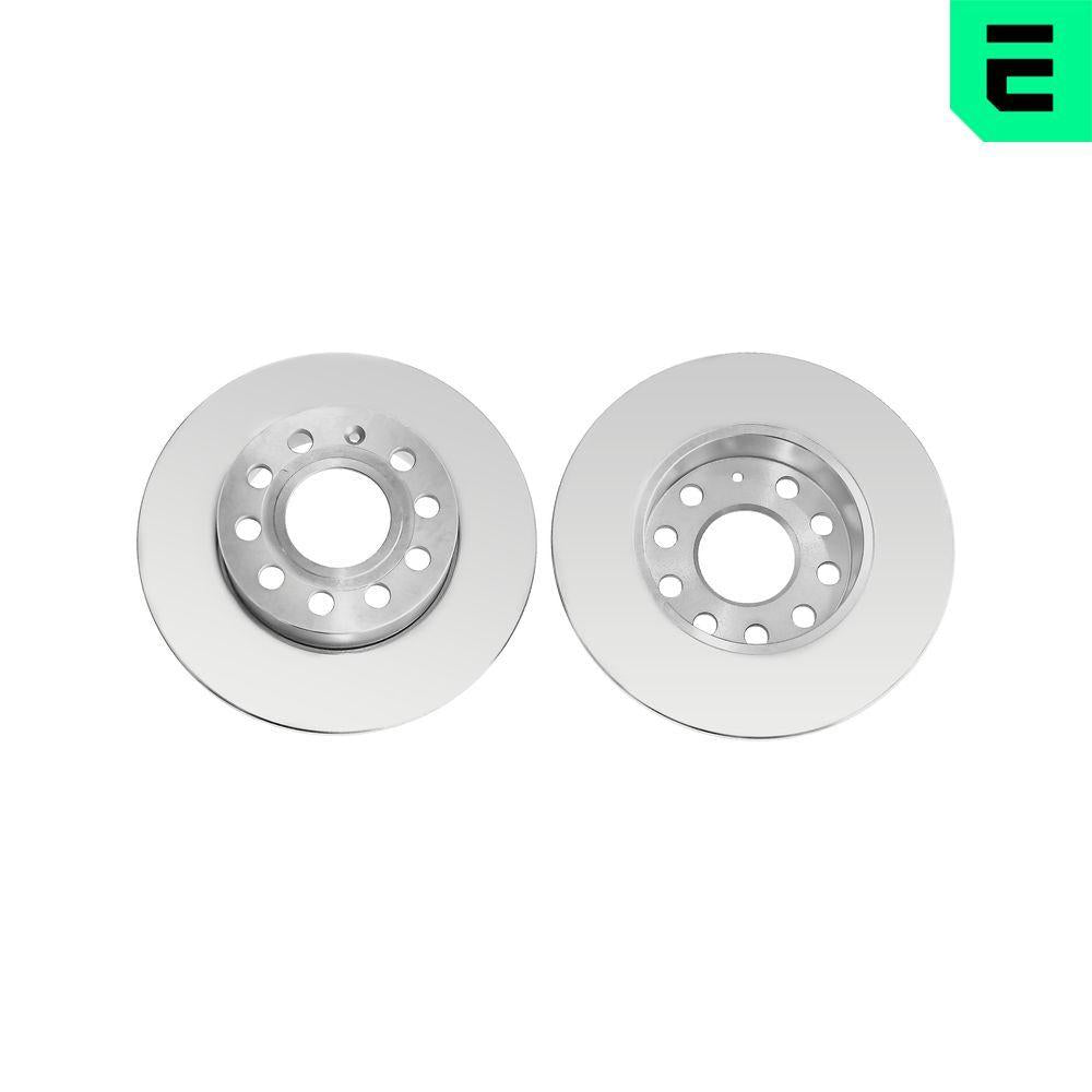 Optimal BS7519C Brake Disc Rear Caddy III 1.4 1.6 1.9 TDI 03 / 04-Touran 1.6 1.6Fsi 1.9 TDI 2.0 TDI | Set of 2