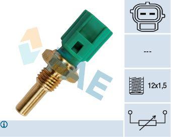 FAE 33250 Coolant Temperature Sender <07 Corolla-Avensis-Yaris-Verso-Hilux-Hiace-Land Cruiser 2Fisli Green