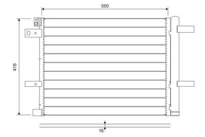 Valeo 822706 A/C Condenser P3008 P5008 P508 Partner Rifter /Spacetourer Berlingo /Ds7 /Combo E 1.2 — Condensers & Evaporators