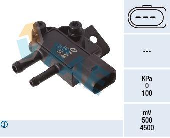 FAE 16128 Exhaust Pressure Sensor Opel Antara Chevrolet Captiva 2.0D Z20DMH — Vehicle Sensors & Switches