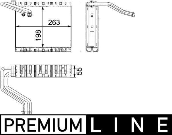 MAHLE BEHR AE85000P Evaporator for Volvo XC60 & Freelander II 2.2D - Durable & Efficient Cooling — Condensers & Evaporators