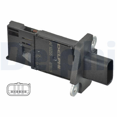 Delphi AF10255-12B1 Mass Air Flow Sensor 03-Connect 1.8Tdci 06-Boxer-Transit-Mondeo-Smax 1.8-2.0 — Engine Management Sensors