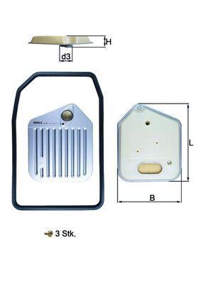Mahle HX163KIT Transmission Filter BMW E32-E34-E36-E38-E39-E53 5HP18 M50-M62 — Transmission Parts