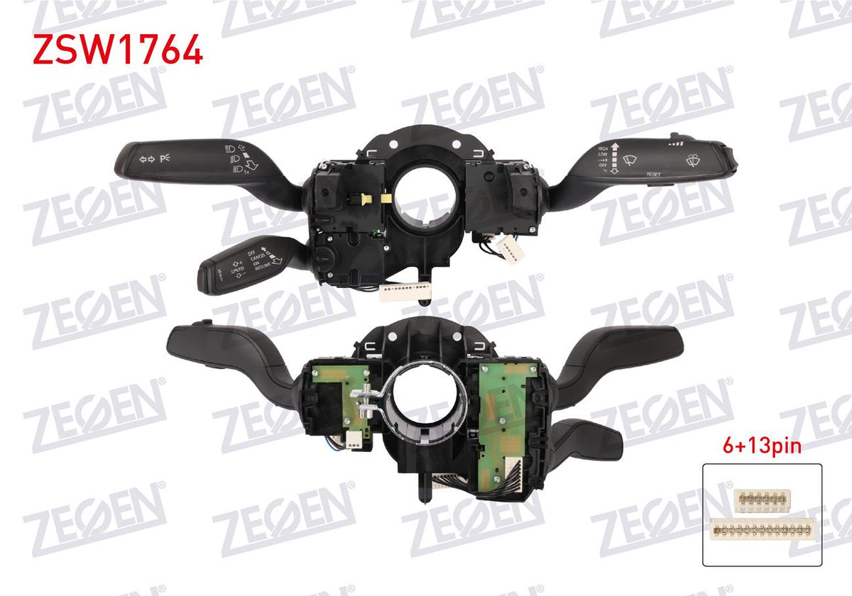 Zegen ZSW1764 Headlight Turn Signal Wiper Kumanda Arm Audi A4 B8 2009-2016 / A5 2013-2017 / A6 C7 — Tail, Signal & Reflectors