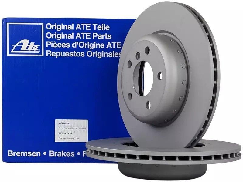 ATE BMW F10 Front Brake Disc Set - Compatible with 520d & 520i — Brake Rotors & Drums