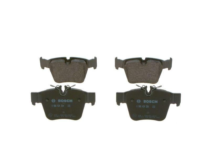 BOSCH 0986424334 Brake Pad Set - Low-Metallic Performance — Brake Pads