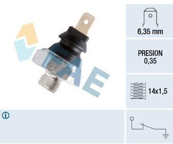 FAE Oil Pressure Switch 11410 - 0.35Bar M14x1.5 — Switches & Relays