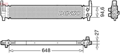 Denso DRM02042 Ek Water Radiator (VW Golf 13-Audi A3 13-Seat Leon 13-Skoda Octavia 13 -) — Radiators & Fans
