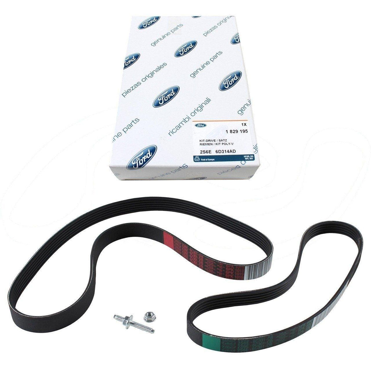 Ford Fiesta 2002-2008 Timing Belt Set - Original Ford Parts for 1.4L Petrol Vehicles — Belts