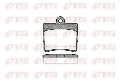 REMSA 0630.00 Brake Pad Rear W201 C Series — Brake Pads