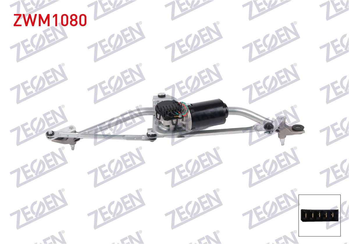 Zegen ZWM1080 Wiper Motor Front 12V Mekanızmalı Volkswagen Passat 1996-2005