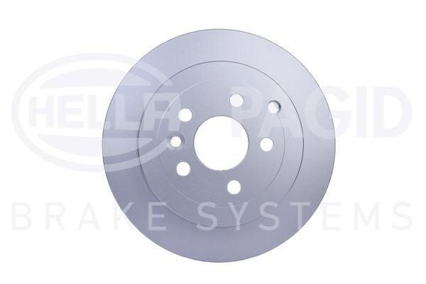 HELLA Pagid Rear Brake Disc 8DD355118-921 - Land Rover Freelander II — Brake Rotors & Drums