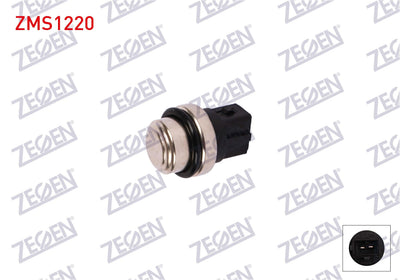 Zegen ZMS1220 Fan Switch (60 C) Volkswagen Passat 1990-1997 / Seat Ibiza II 1993-2002 / Skoda Felicia 1995-1998
